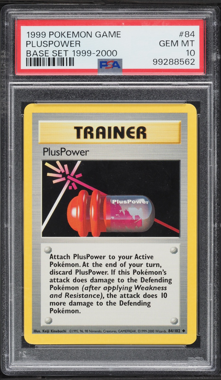 1999 Pokemon Base Set PlusPower #84 PSA 10 GEM MINT