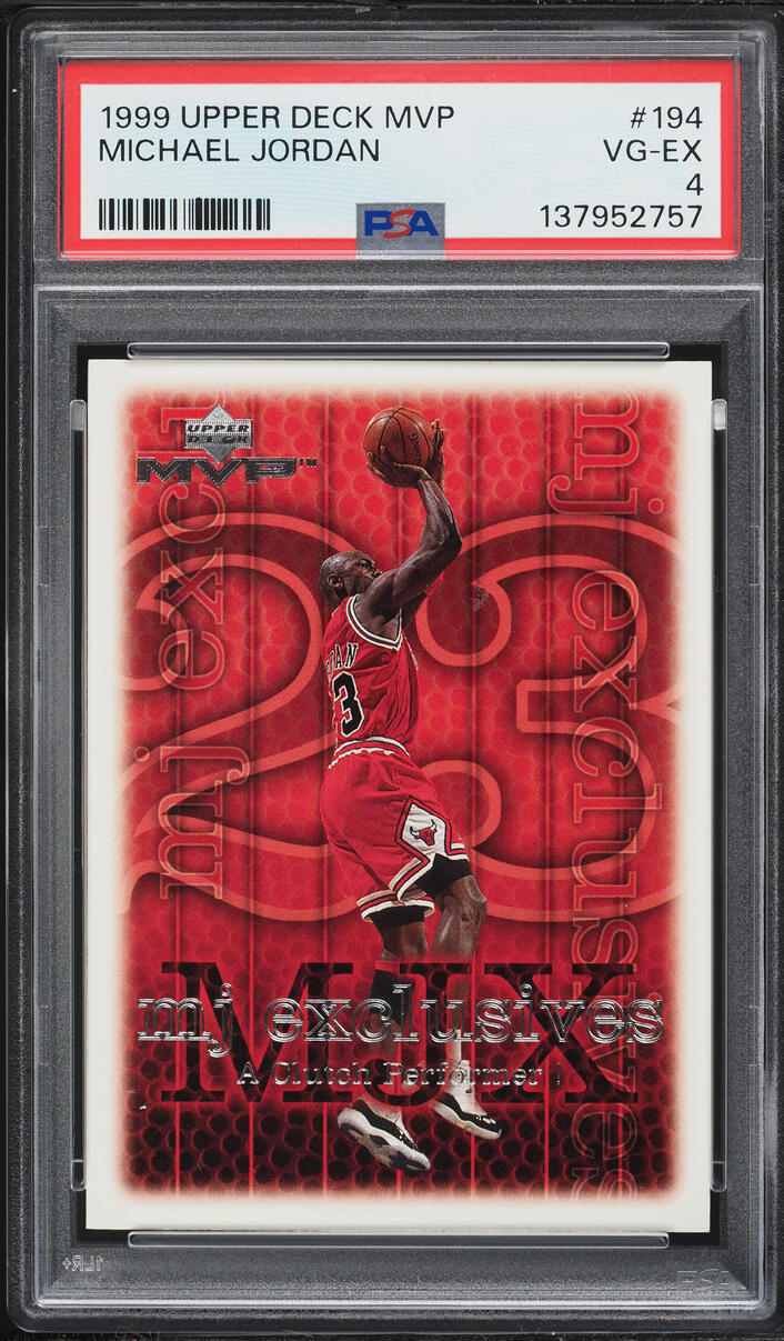 1999 Upper Deck MVP Michael Jordan #194 PSA 4 VGEX