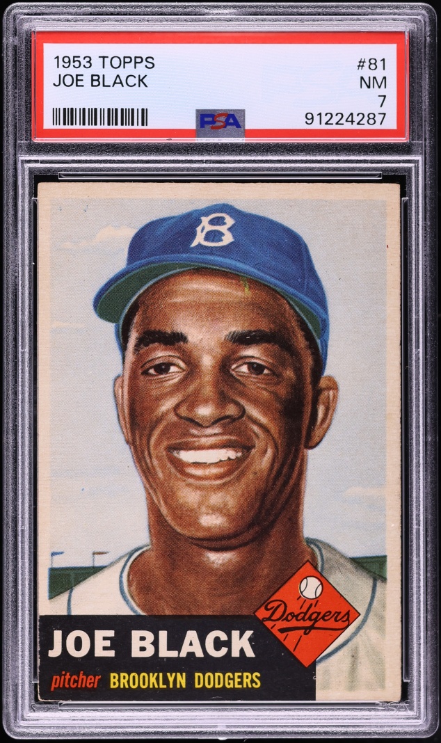 1953 Topps Joe Black #81 PSA 7 NRMT