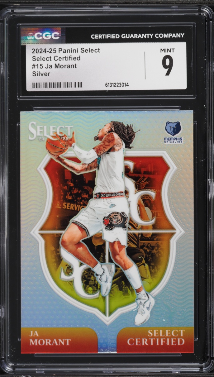 2024 Select Certified Silver Ja Morant #15 CGC 9 MINT