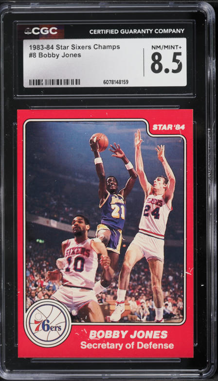 1983 Star Sixers Champs Billy Cunningham #2 CGC 8.5 NM-MT+ on