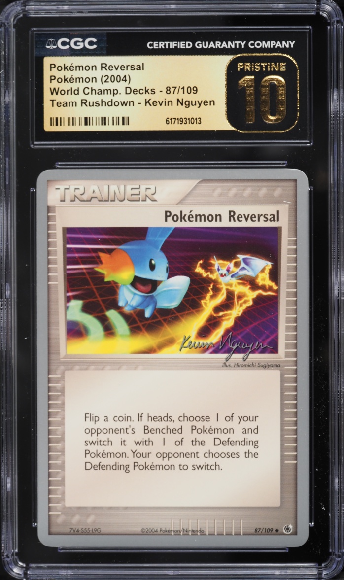 2004 Pokemon World Championships Decks Team Rushdown Pokemon Reversal #87 CGC 10 PRISTINE