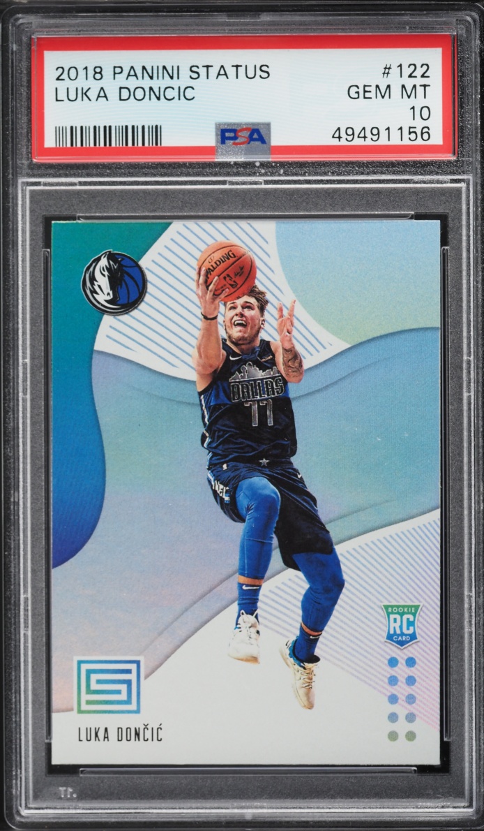 2018 Panini Status Luka Doncic ROOKIE #122 PSA 10 GEM MINT