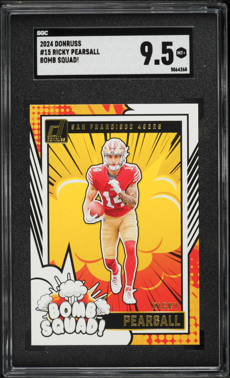 2024 Donruss Bomb Squad! Ricky Pearsall #15 SGC 9.5 MINT+