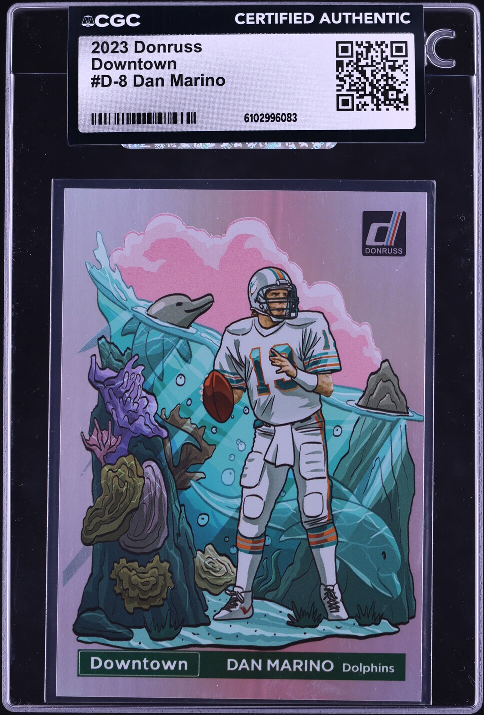 2023 Donruss Downtown Dan Marino #D-8 CGC AUTH