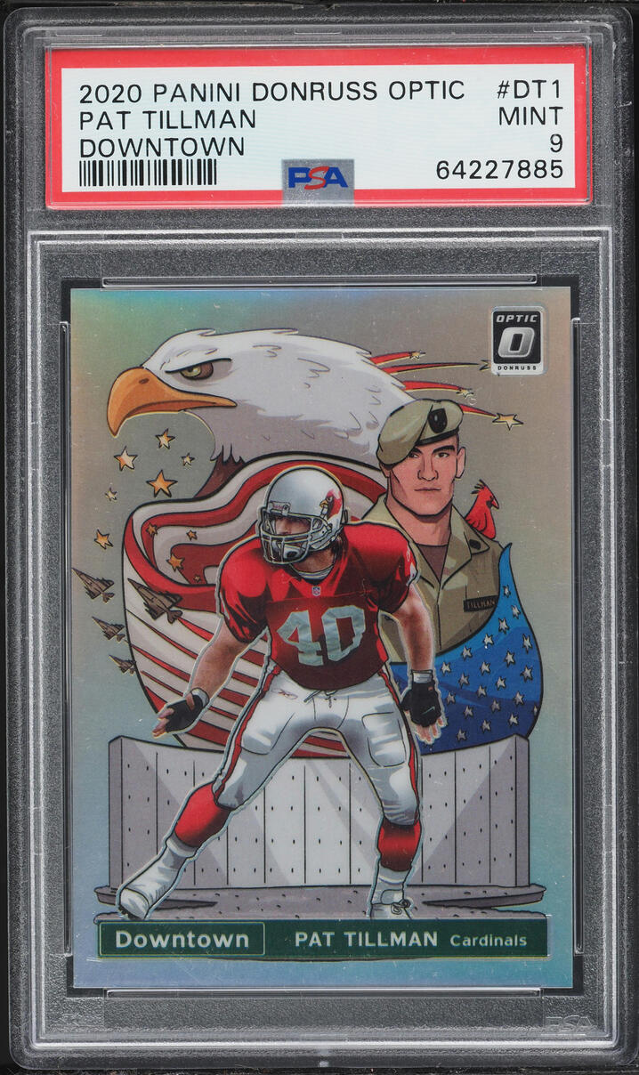 2020 Donruss Optic Downtown Pat Tillman #DT1 PSA 9 MINT
