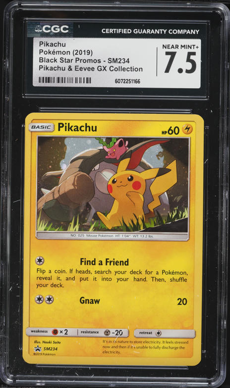 2019 Pokemon Japanese SM Beams Exclusive Promo Pikachu GX #393 PSA