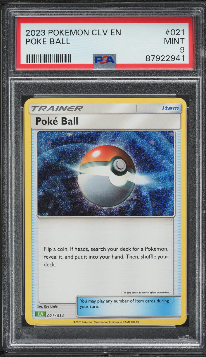 2023 Pokemon TCG Classic Collection Poke Ball #21 PSA 9 MINT