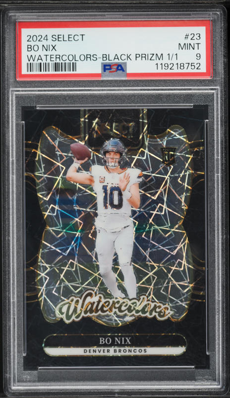 2024 Topps Cosmic Chrome Planetary Pursuit Venus Bo Nix ROOKIE