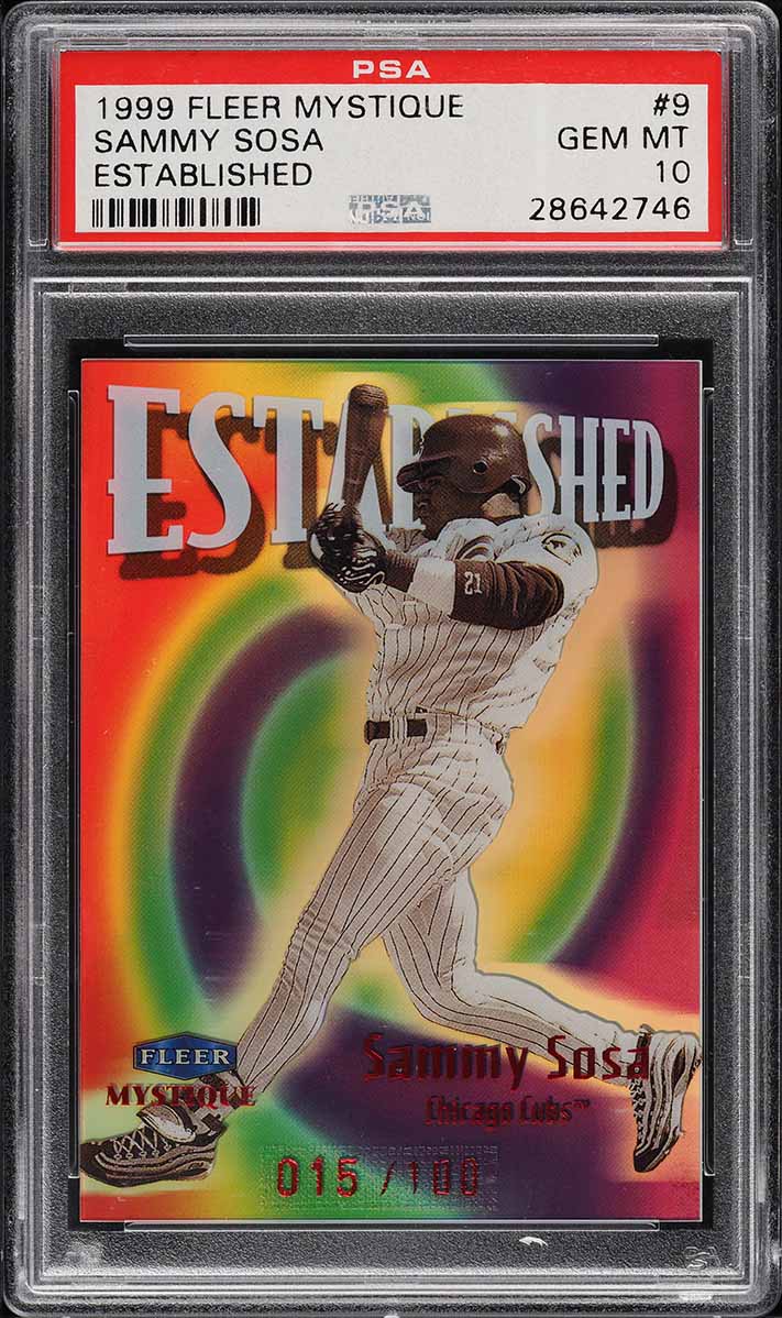 1995 Finest Refractor Sammy Sosa #197 PSA 10 GEM MINT on Fanatics