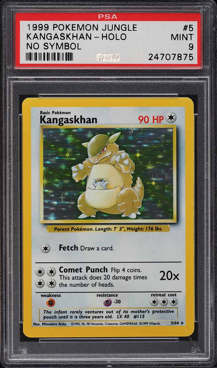 1998 Pokemon Japanese Family Event Trophy Card Holo Kangaskhan