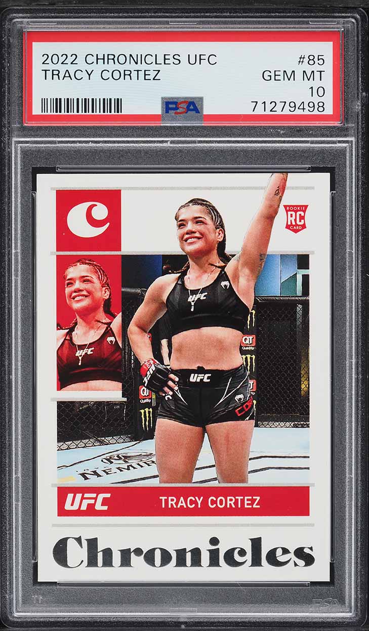 2022 Panini Chronicles UFC Tracy Cortez ROOKIE #85 PSA 10 GEM MINT