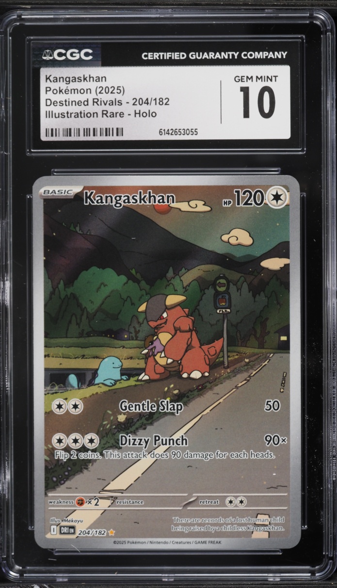 2025 Pokemon Scarlet & Violet Destined Rivals IR Kangaskhan #204 CGC 10 GEM MINT