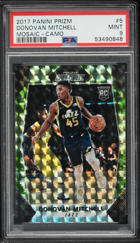 2017 Panini Essentials Rock The Rim Die-Cut Donovan Mitchell