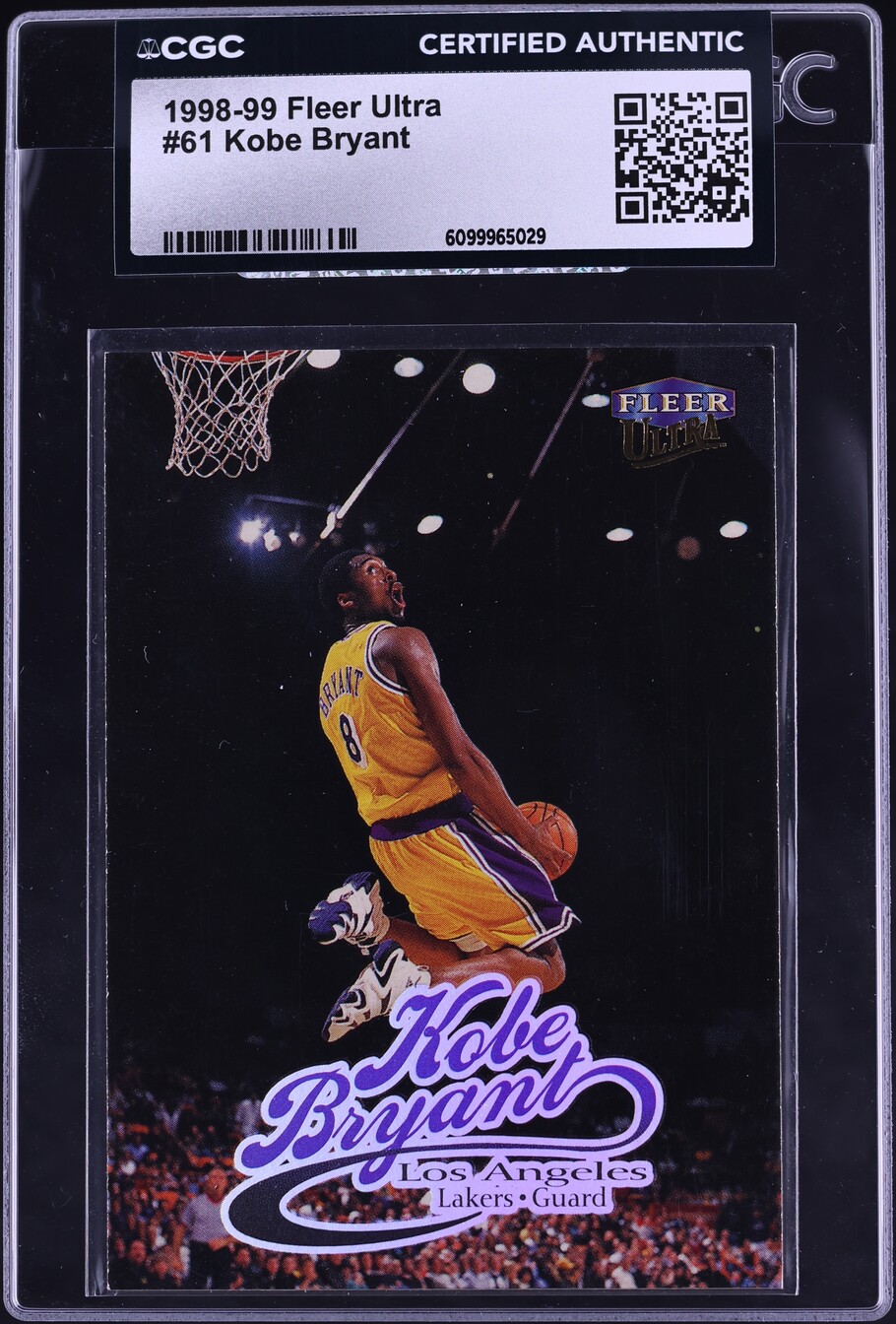 1998 Ultra Basketball Kobe Bryant #61 CGC AUTH