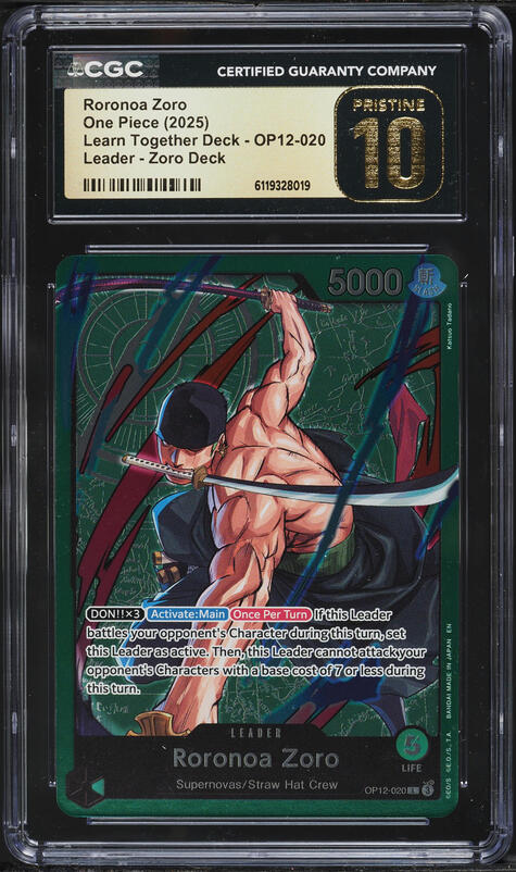 2025 One Piece Tournament Promo Learn Together Set Sail Roronoa