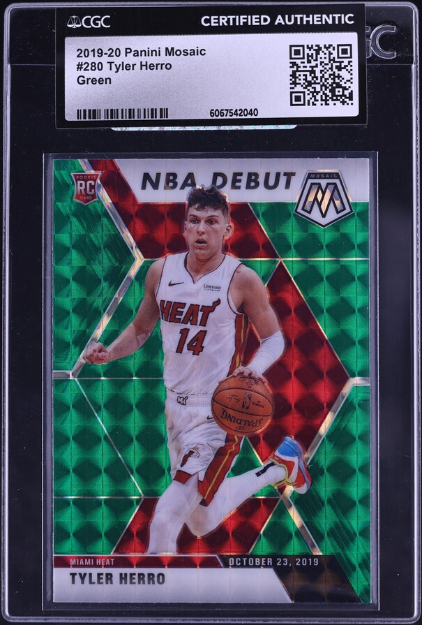 2019 Panini Prizm Signatures Choice Tyler Herro ROOKIE AUTO #RS
