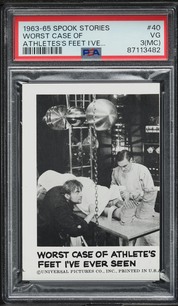 1963 Spook Stories Worst Case Of Athletes's Feet #40 PSA 3(mc) VG on ...