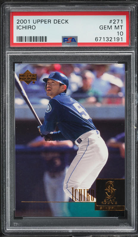 イチロー【PSA9】2000 UPPER DECK OVATION ICHIRO ICHIRO SUZUKI 2001 UPPER DECK OVATION #76 PSA 9 MINT #D