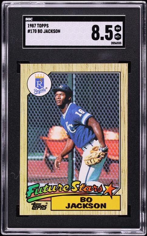 1987 Topps Bo Jackson ROOKIE #170 SGC 8.5 NM-MT+