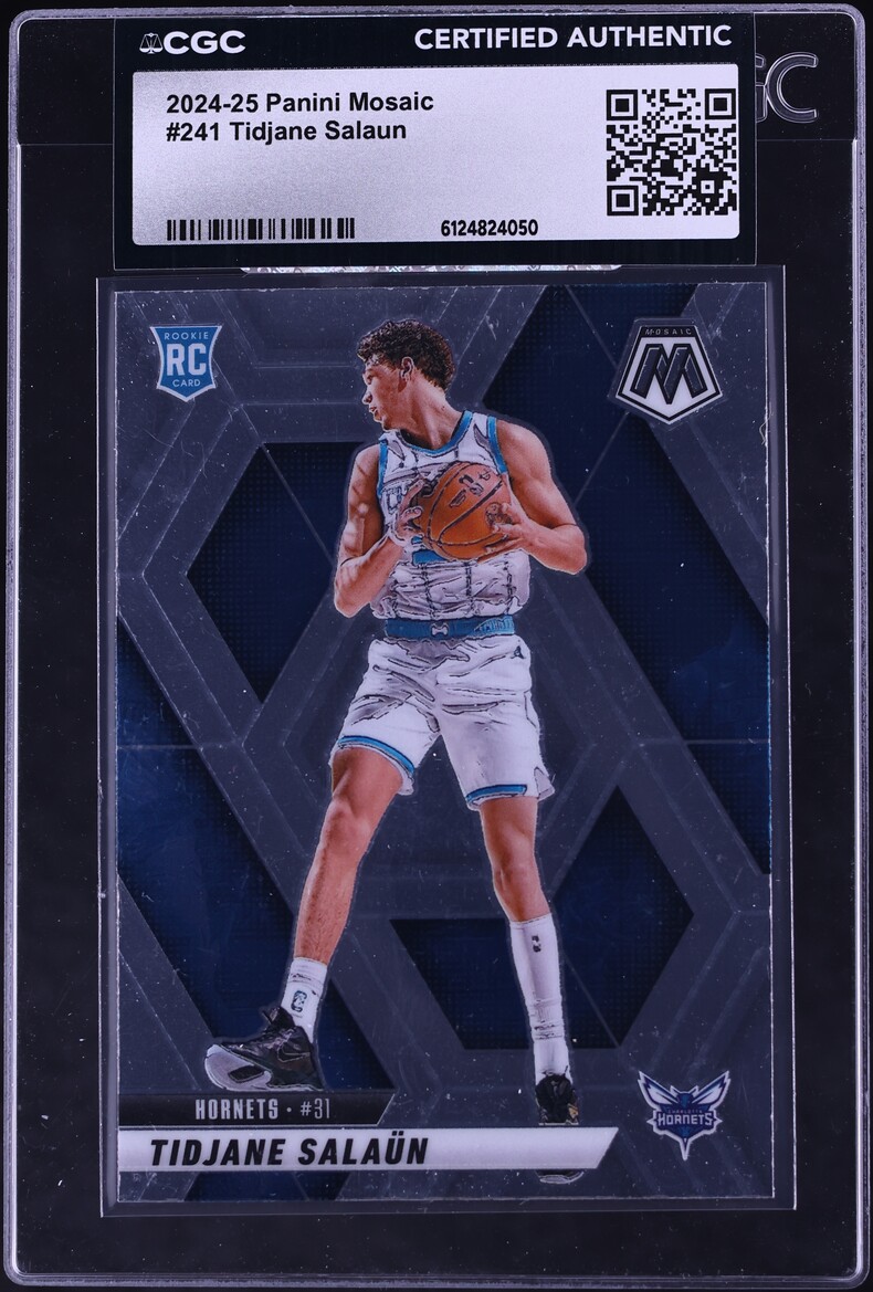 2024 Panini Mosaic Tidjane Salaun ROOKIE #241 CGC AUTH