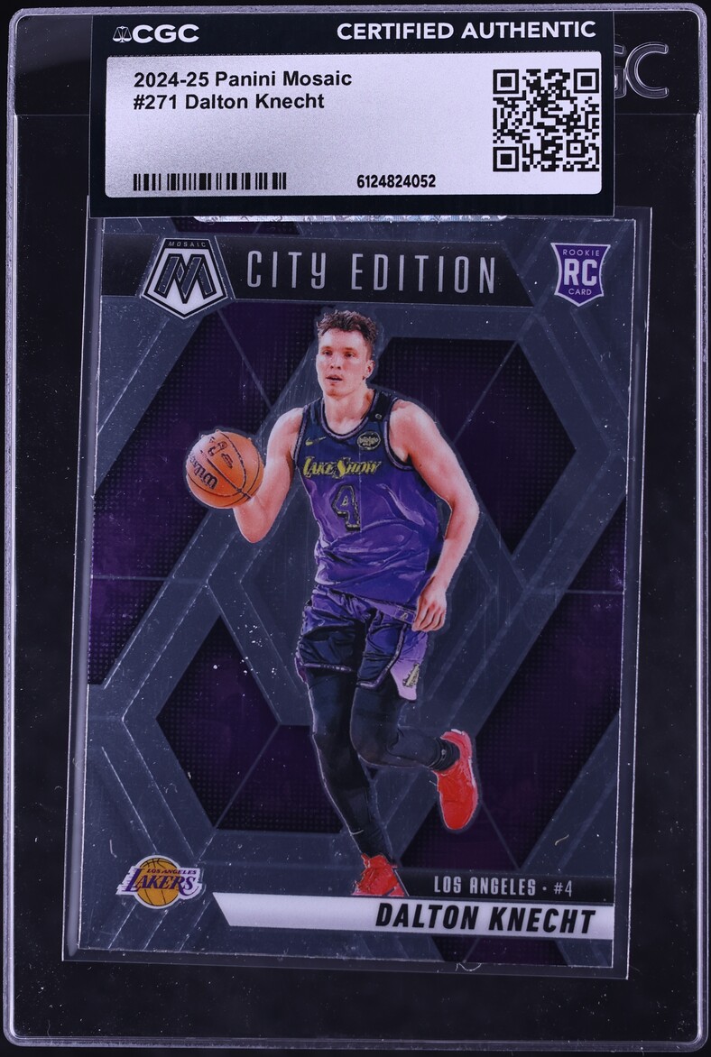 2024 Panini Mosaic Dalton Knecht ROOKIE #271 CGC AUTH