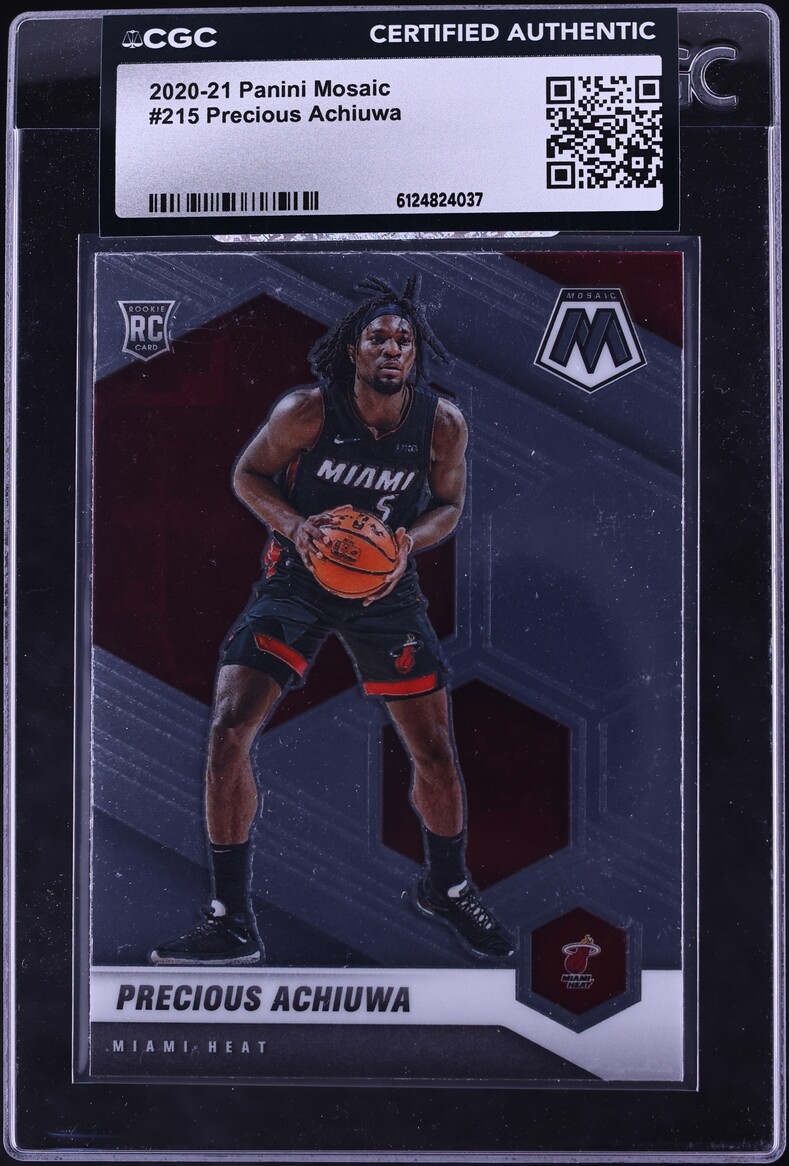2020 Panini Mosaic Precious Achiuwa ROOKIE #215 CGC AUTH