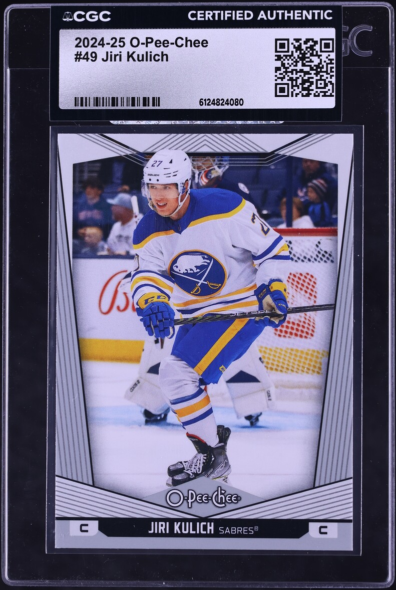 2024 O-Pee-Chee Hockey Jiri Kulich #49 CGC AUTH