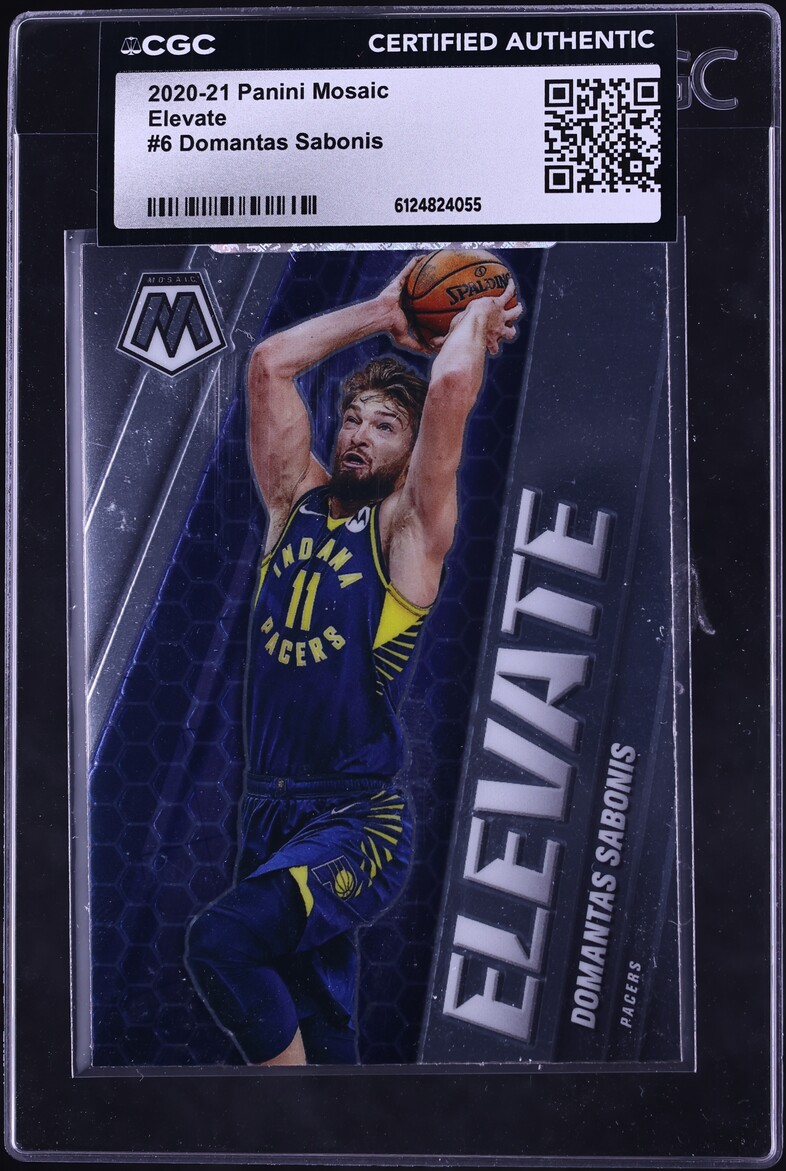 2020 Panini Mosaic Elevate Domantas Sabonis #6 CGC AUTH