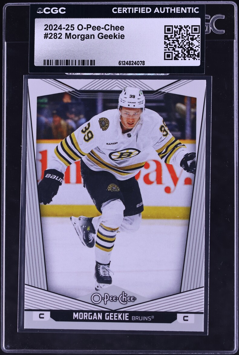2024 O-Pee-Chee Hockey Morgan Geekie #282 CGC AUTH