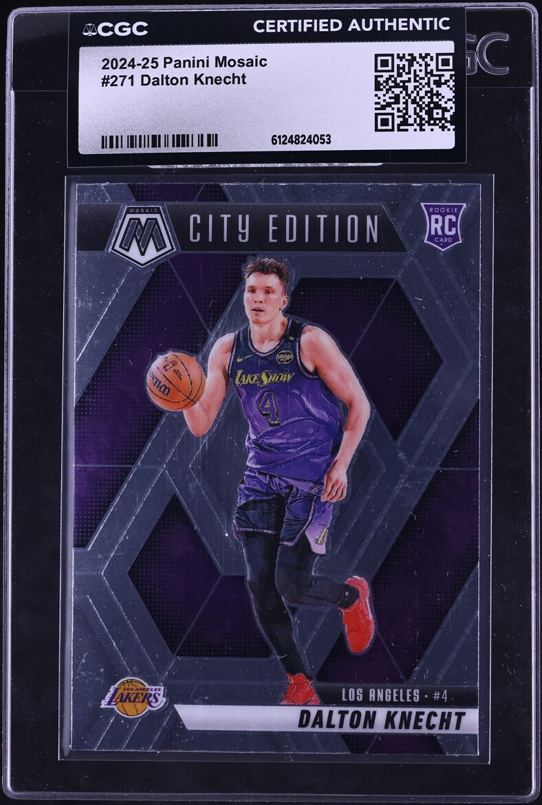 2024 Panini Mosaic Dalton Knecht ROOKIE #271 CGC AUTH