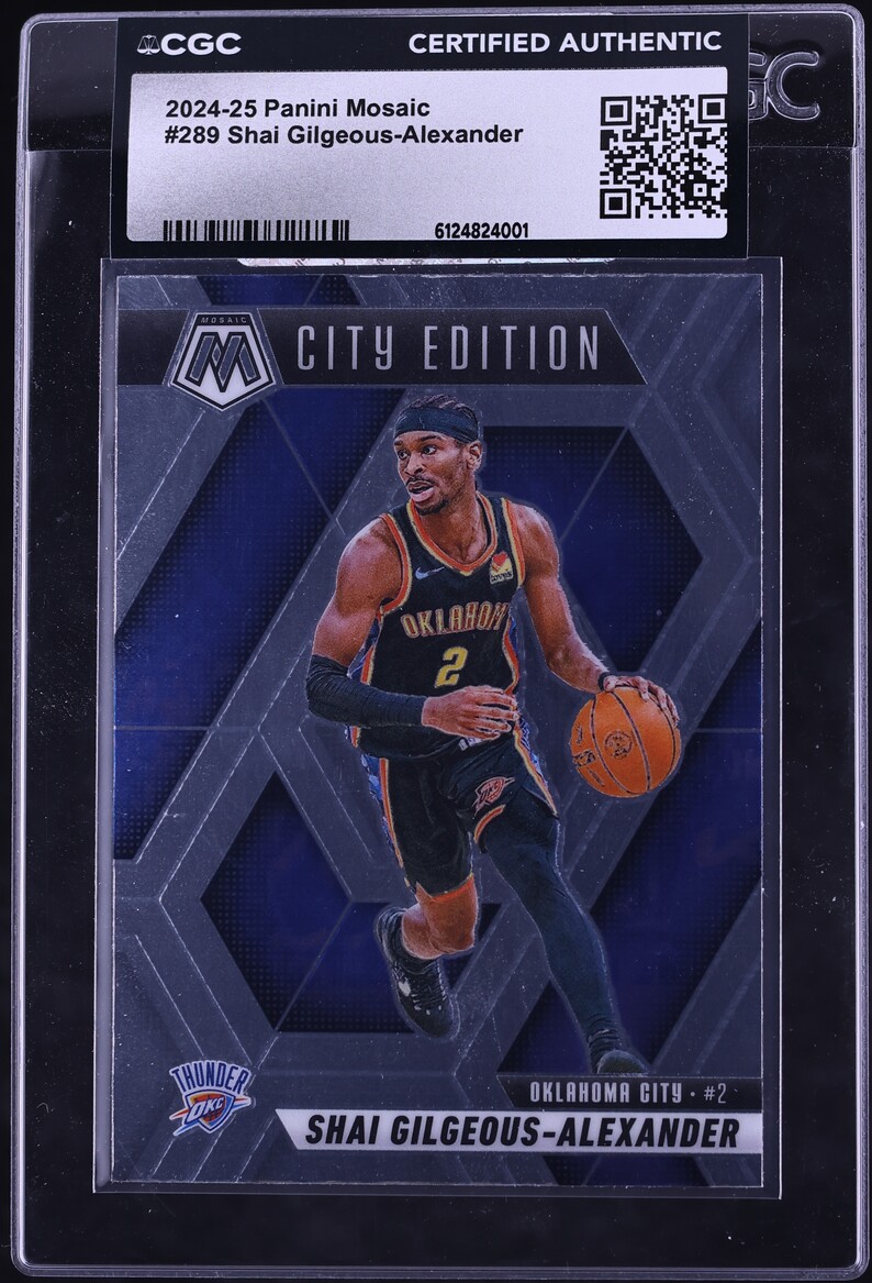 2024 Panini Mosaic Shai Gilgeous-Alexander #289 CGC AUTH