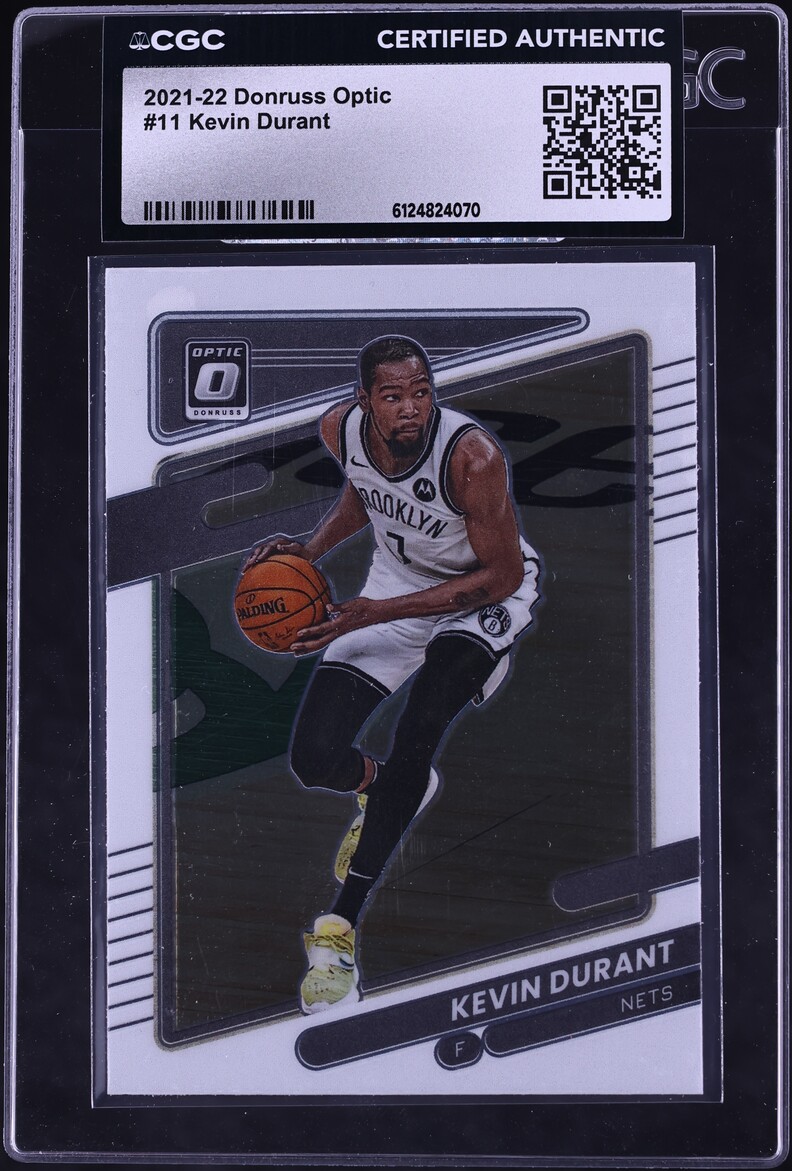 2021 Donruss Optic Kevin Durant #11 CGC AUTH