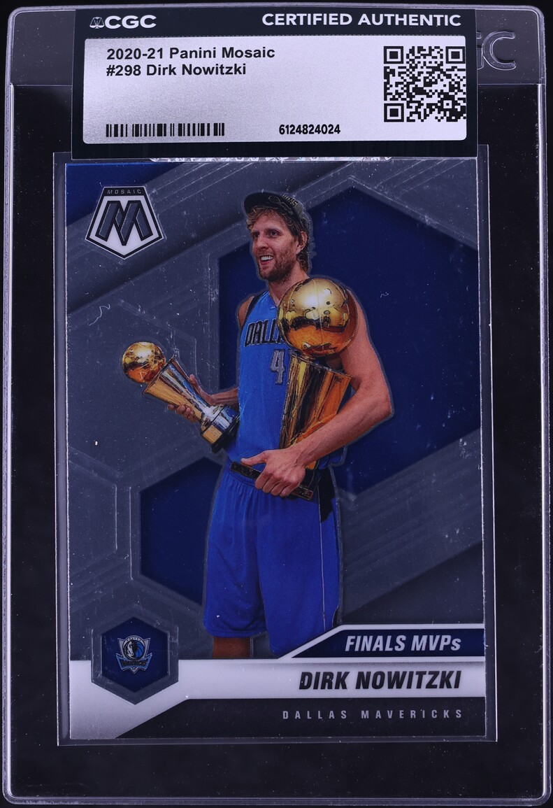 2020 Panini Mosaic Dirk Nowitzki #298 CGC AUTH