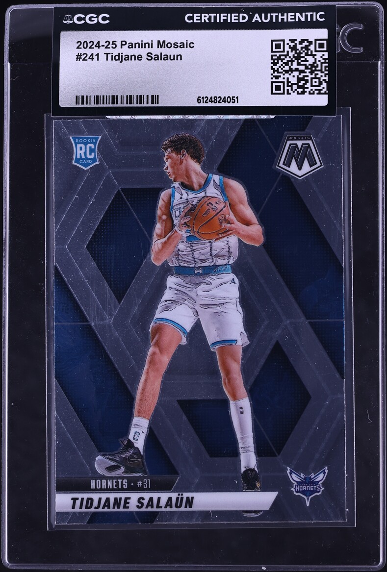2024 Panini Mosaic Tidjane Salaun ROOKIE #241 CGC AUTH