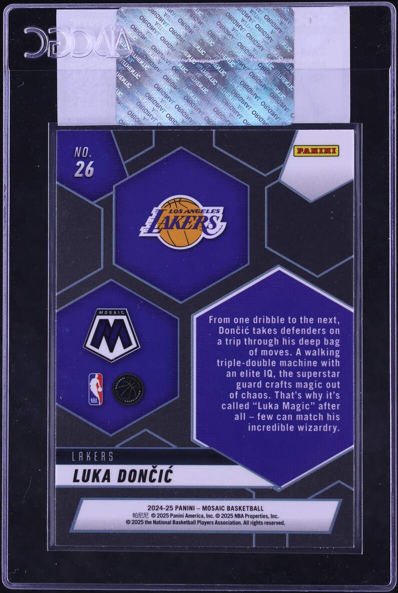 2024 Panini Mosaic Montage Luka Doncic #26 CGC AUTH