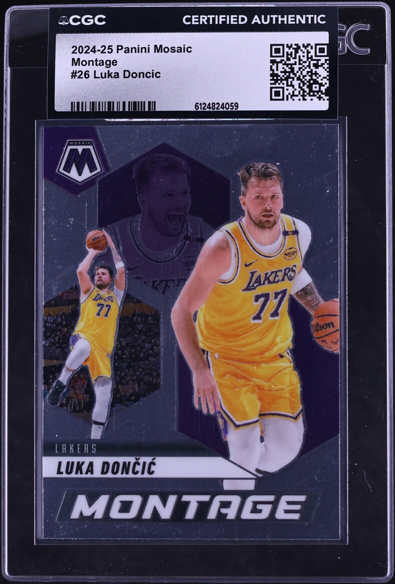 2024 Panini Mosaic Montage Luka Doncic #26 CGC AUTH