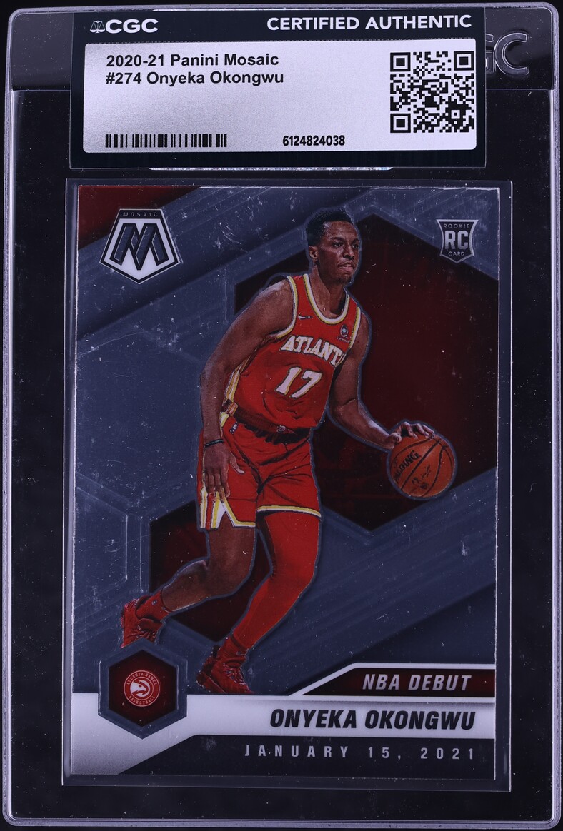 2020 Panini Mosaic Onyeka Okongwu ROOKIE #274 CGC AUTH