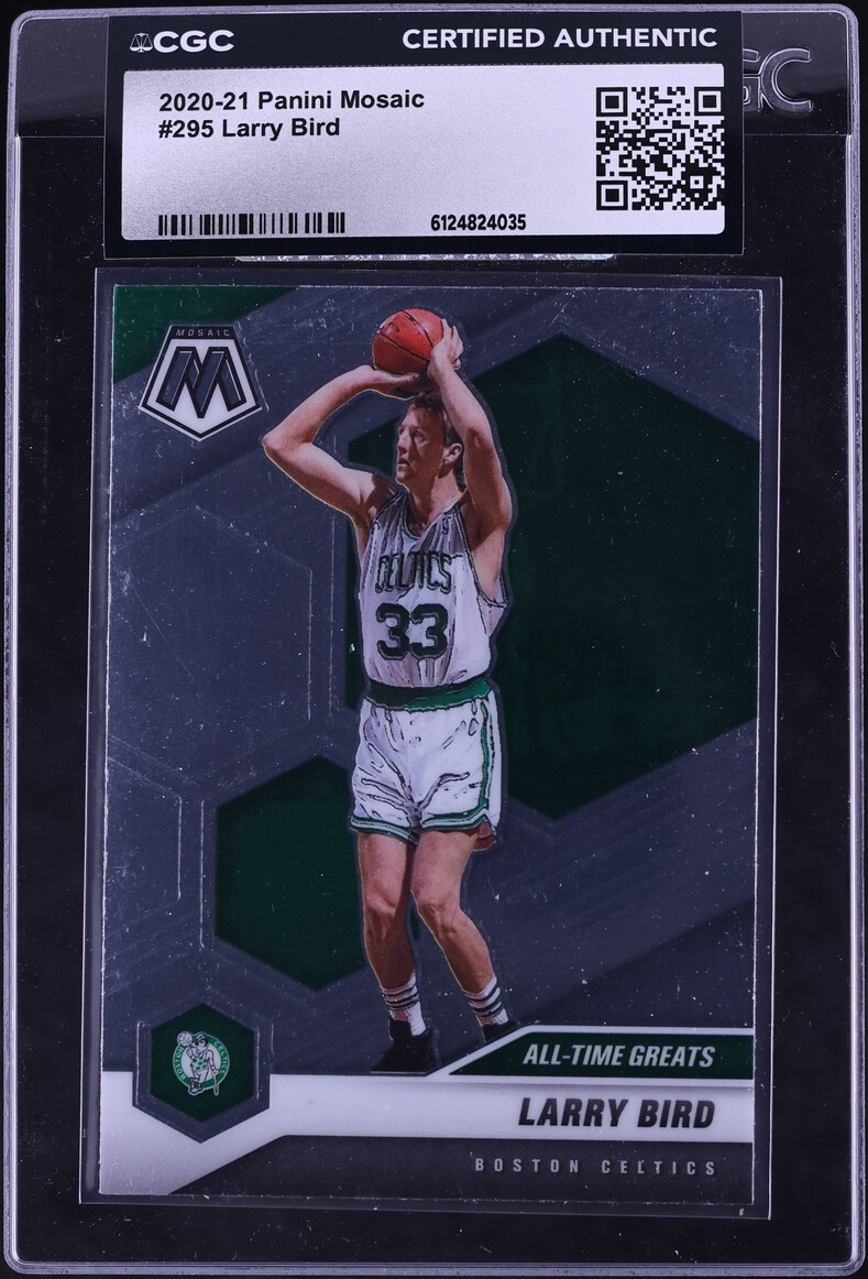 2020 Panini Mosaic Larry Bird #295 CGC AUTH