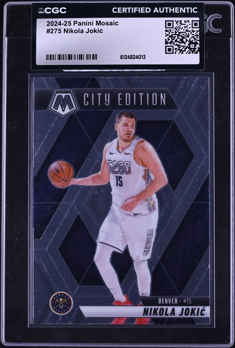2024 Panini Mosaic Nikola Jokic #275 CGC AUTH