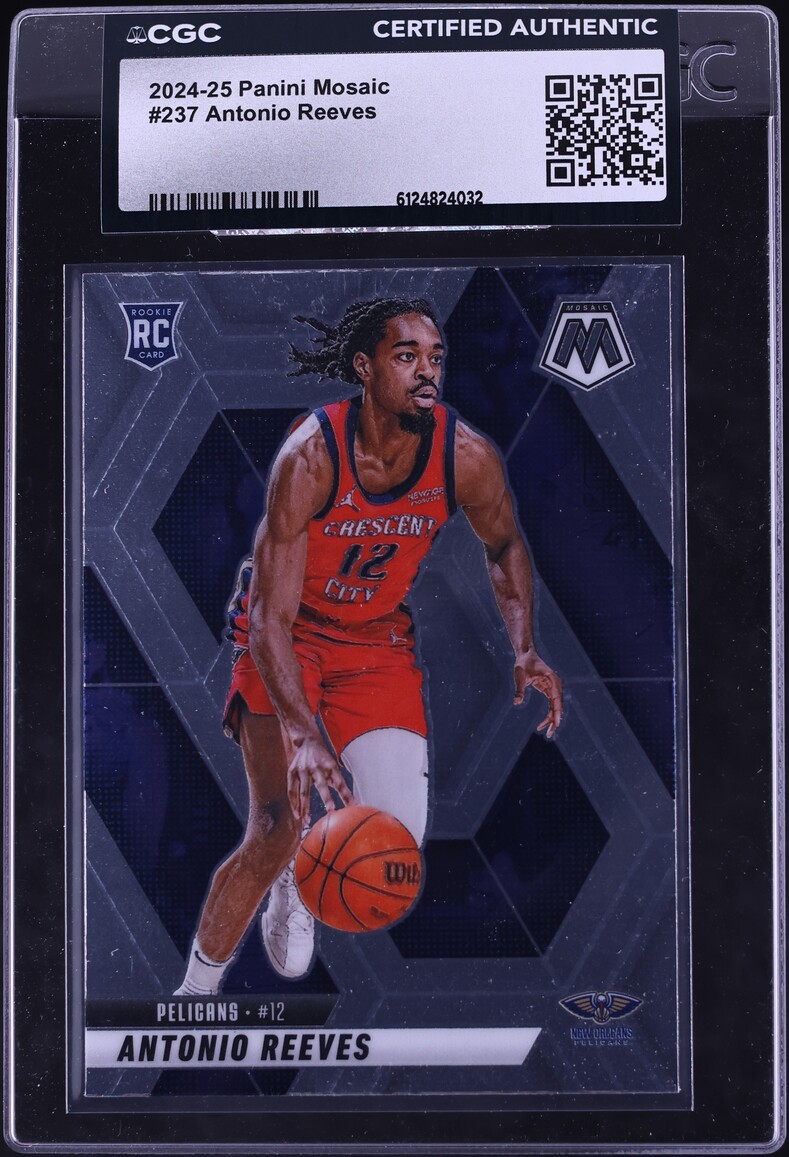 2024 Panini Mosaic Antonio Reeves ROOKIE #237 CGC AUTH