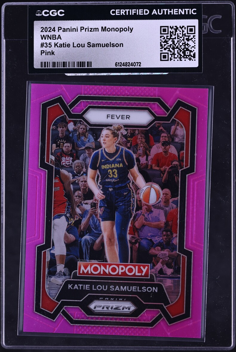 2024 Panini Prizm Monopoly WNBA Pink Katie Lou Samuelson /149 #35 CGC AUTH
