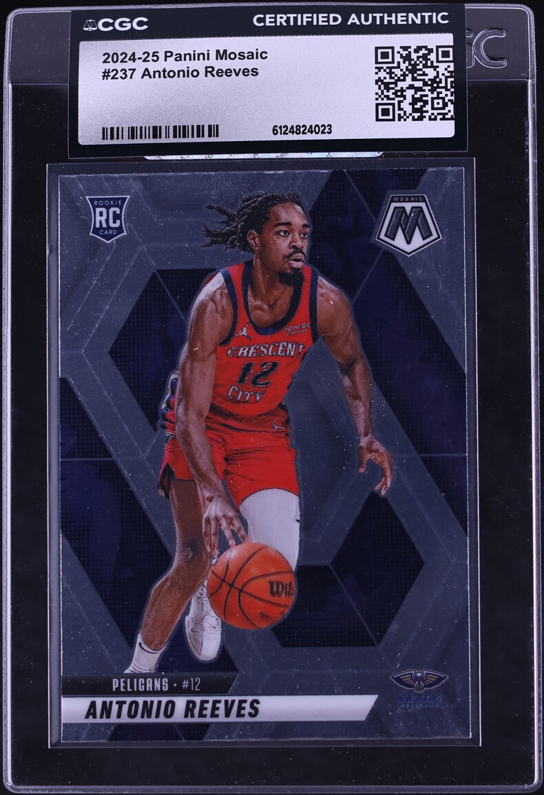 2024 Panini Mosaic Antonio Reeves ROOKIE #237 CGC AUTH