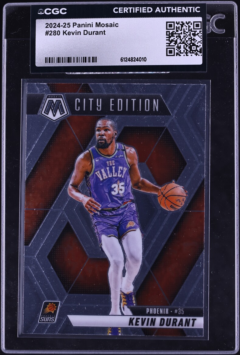 2024 Panini Mosaic Kevin Durant #280 CGC AUTH