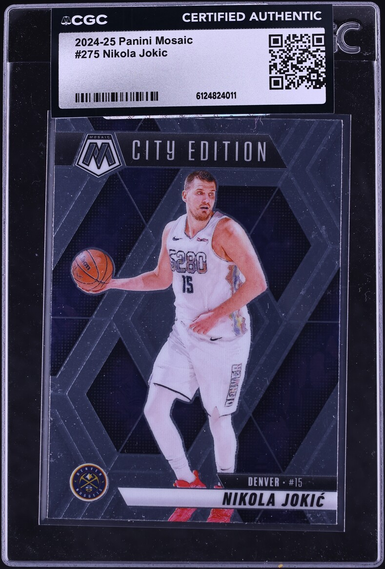 2024 Panini Mosaic Nikola Jokic #275 CGC AUTH