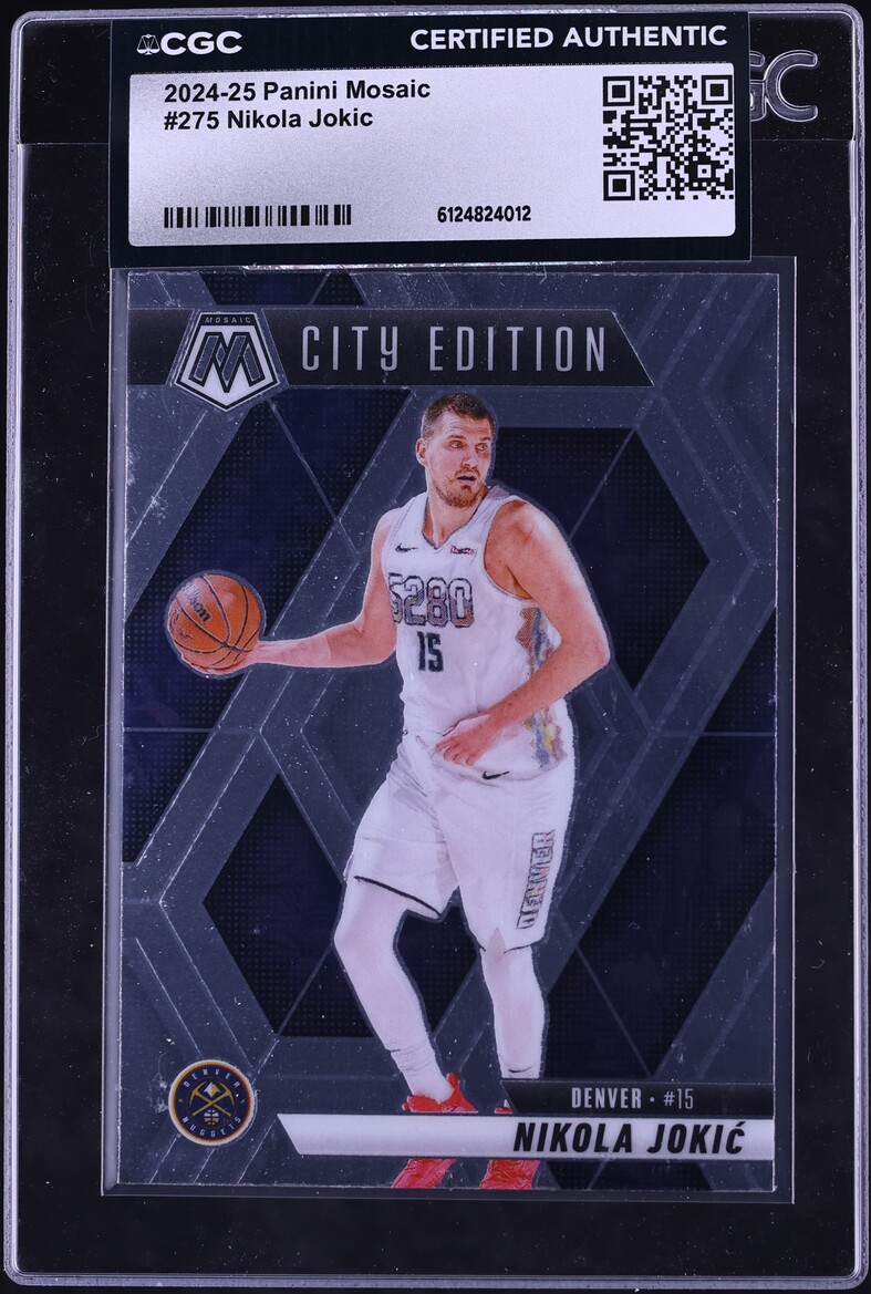2024 Panini Mosaic Nikola Jokic #275 CGC AUTH