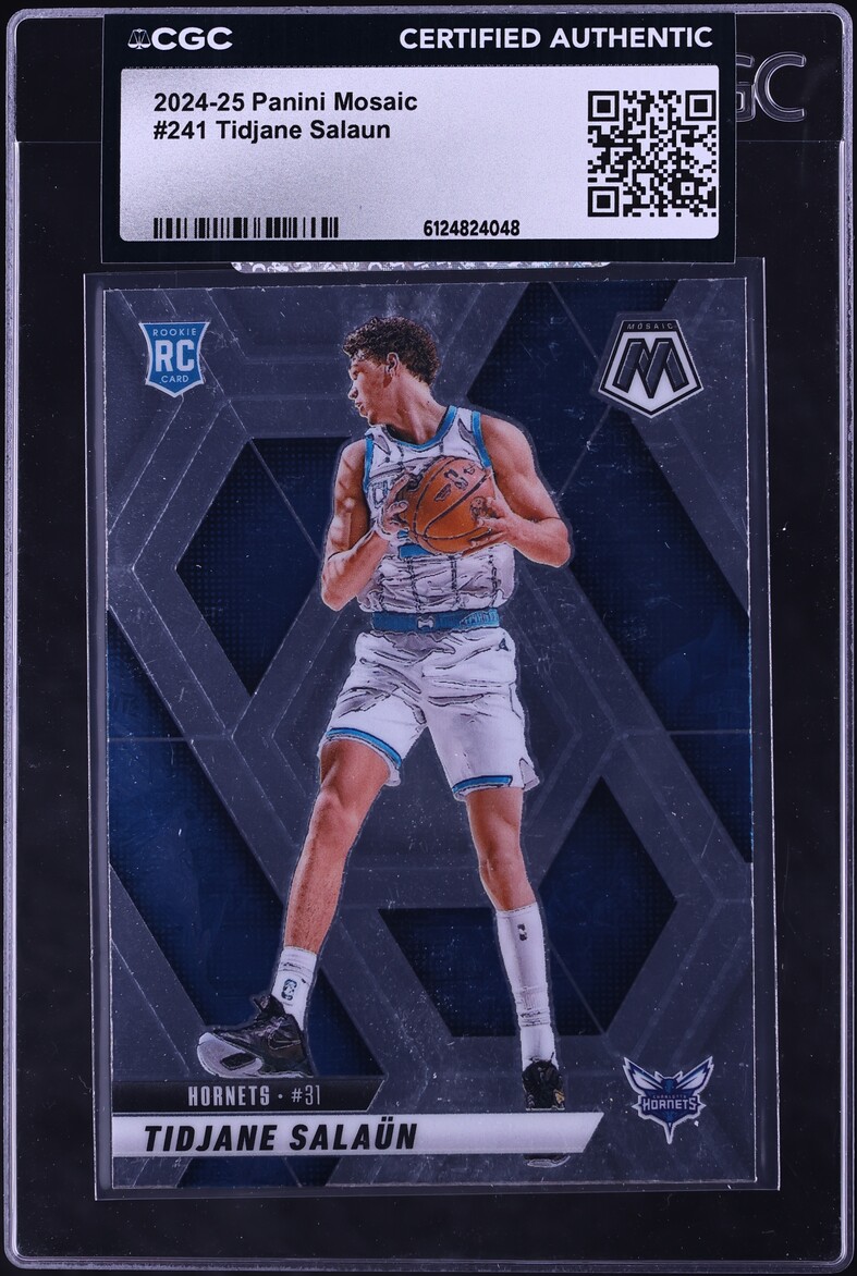 2024 Panini Mosaic Tidjane Salaun ROOKIE #241 CGC AUTH