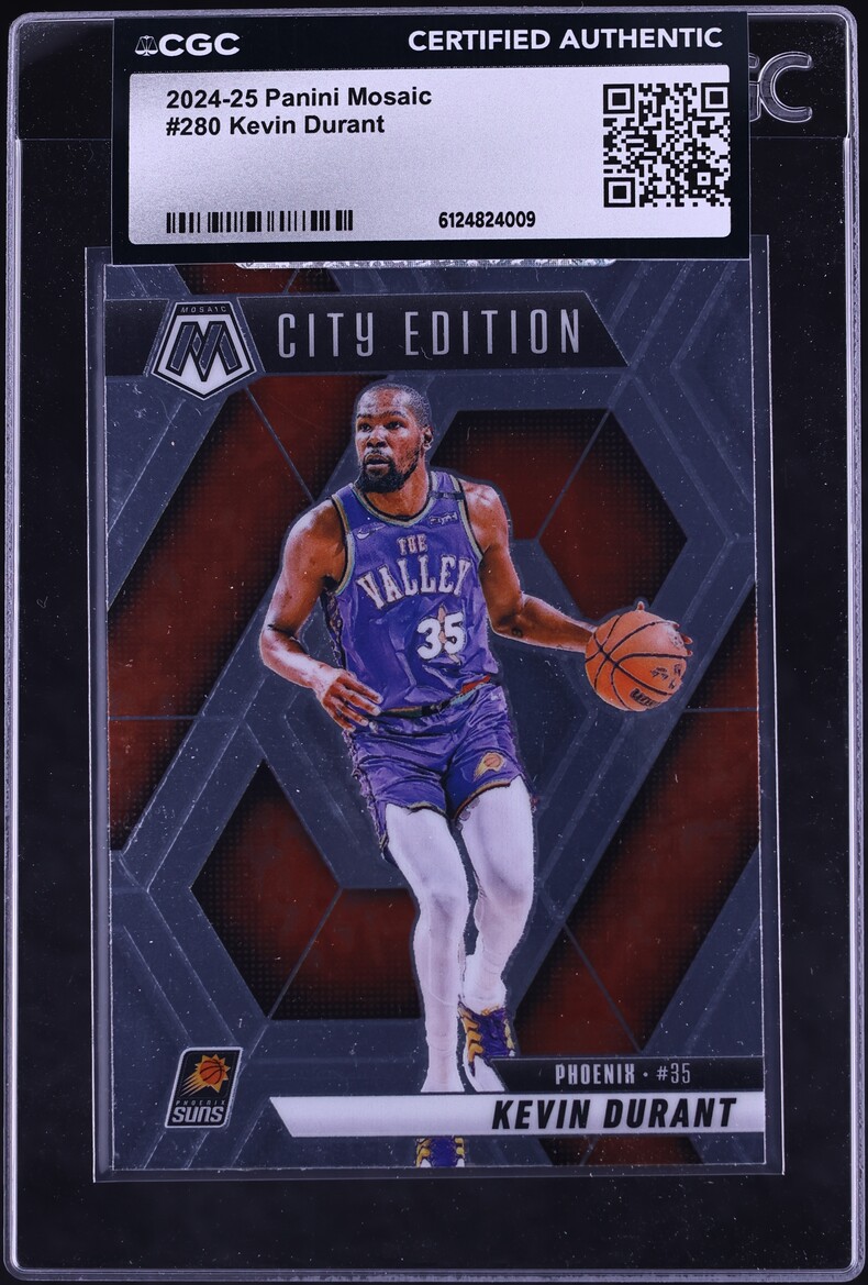 2024 Panini Mosaic Kevin Durant #280 CGC AUTH