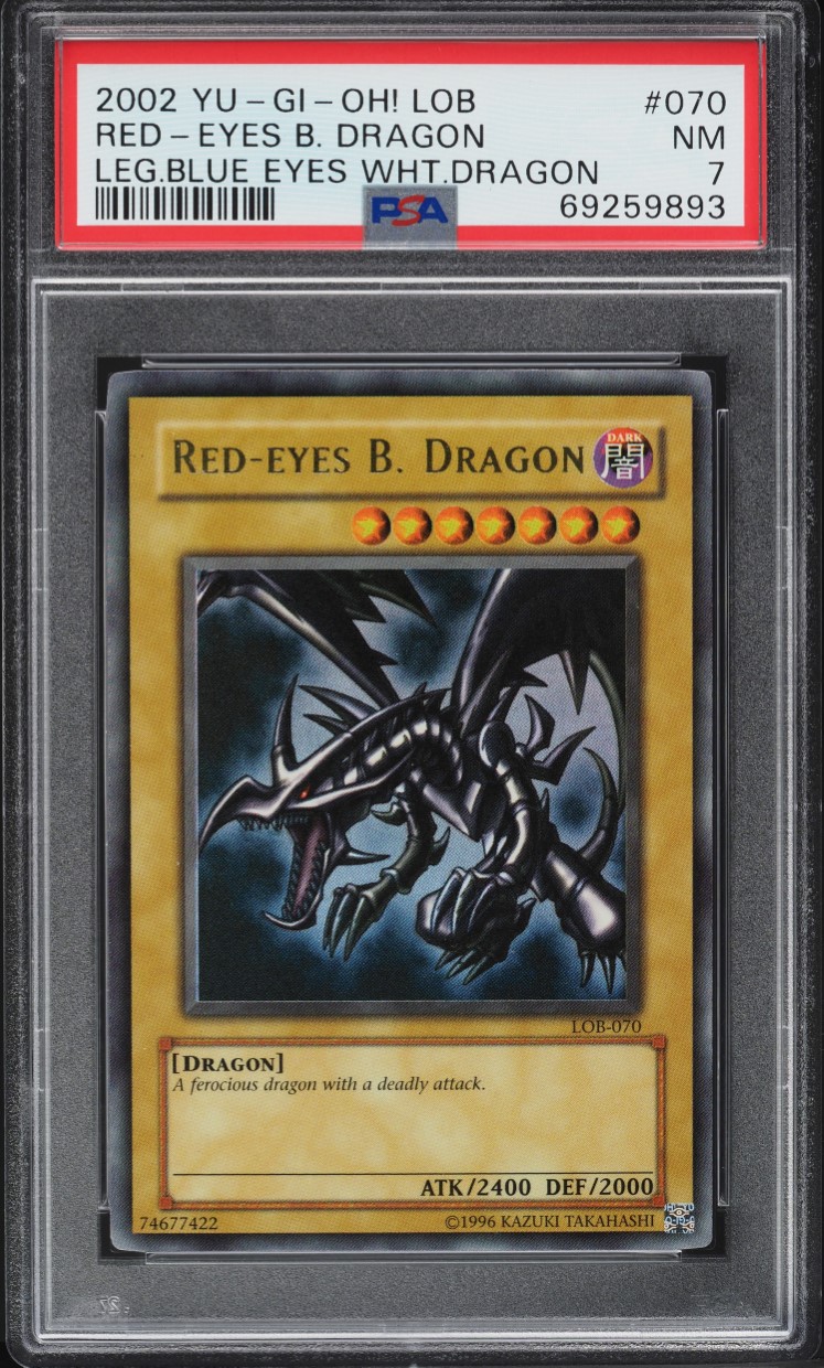 2002 Yu-Gi-Oh! Asian LOB 1st Edition Red-Eyes B. Dragon #LOB-070