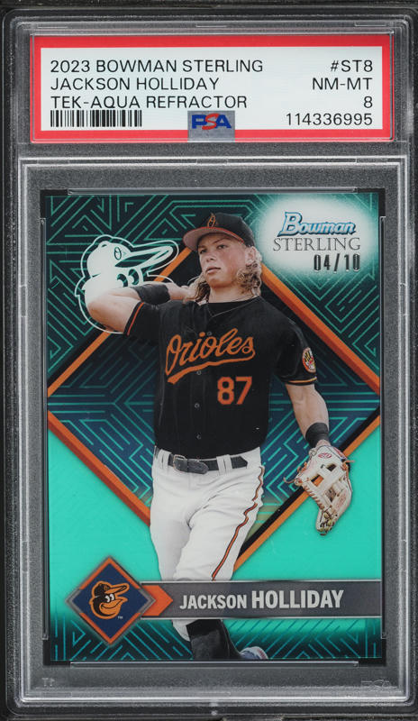 2023 Bowman's Best Refractor Jackson Holliday PROSPECT #TP-12 PSA
